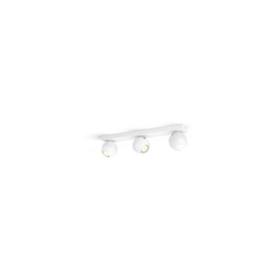 Philips Hue White Ambiance Buckram LED Dreierspot, Dimmschalter, GU10, 15W, ...