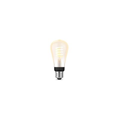 Philips Hue White Ambiance LED Lampe, Filament Edison, ST64, E27, 7W, 550lm, ...