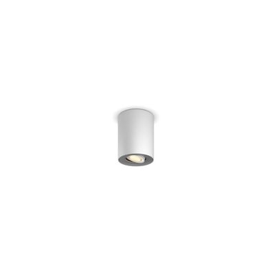 Philips Hue White Ambiance Pillar LED Einzelspot, GU10, 5W, 350lm, 4000K, we...