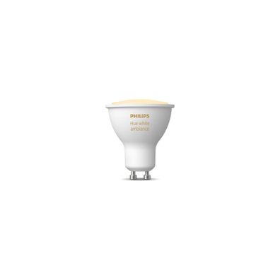 Philips Hue White Ambiance Smarter LED Spot, 5W, GU10, 350lm, 4000K (9290019...