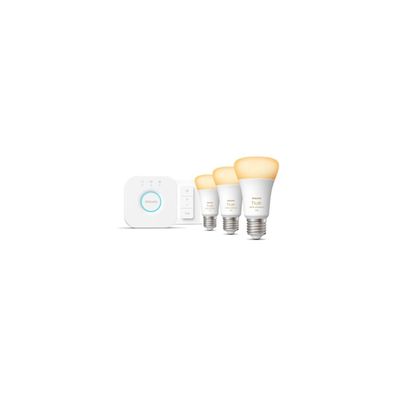 Philips Hue White Ambiance Starter-Set Lampe A60, E27, 1100lm, Dimmschalter, ...