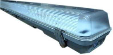 Protec. class PLG 2x1200 T8/ G13 LED Feuchtraum-Leergehäuse, 1270 mm (05400680)