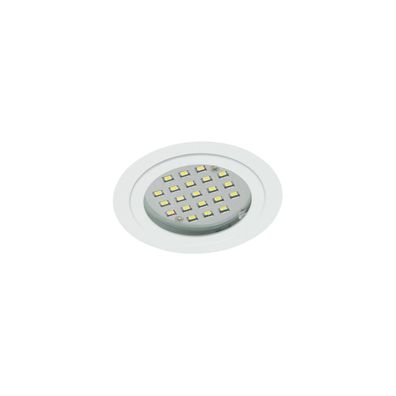 Rutec LED55011WW LED-Einbaustrahler 21 LED LARA RUND weiß 2,8W, 200lm, 3000...