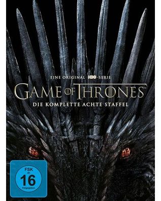 Game of Thrones - kompl. Staffel 8 (DVD) Repack FINALE Staffel, 4Disc, * Replenishmen