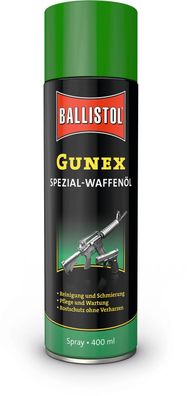 Ballistol ® Gunex 22250 Spezial-Waffenöl, Kriechöl, Waffenpflege, 400 ml Spray