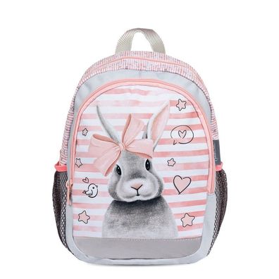 Belmil Kiddy Plus Kindergartenrucksack "Sweet Bunny" für 3-6 Jährige Kinder mit ...