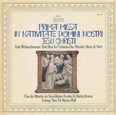 Archiv Produktion 198 153 - Prima Missa In Nativitate Domini Nostri Jesu Christi