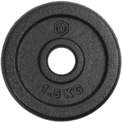 Sporttrend 24® Hantelscheibe 1,5KG Gusseisen 30/31mm, Gewichtsscheibe Gewicht
