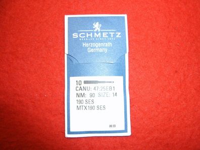 Schmetz-Rundkolbennadeln System 190 SES, verschiedene Stärken