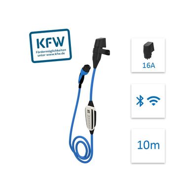 NRGkick KfW Select 10m, 22kW, WLAN, Bluetooth, Wandsteckdose 16A (förderfä...