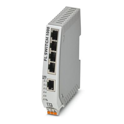 Phoenix Contact Industrial Ethernet Switch - FL SWITCH 1005N, 5 Ports, 100MB...