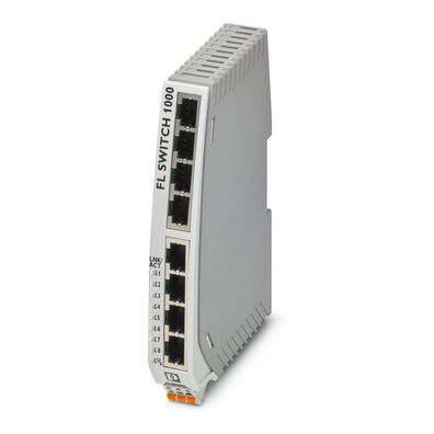 Phoenix Contact Industrial Ethernet Switch - FL SWITCH 1108N, 8 Ports, 10/10...