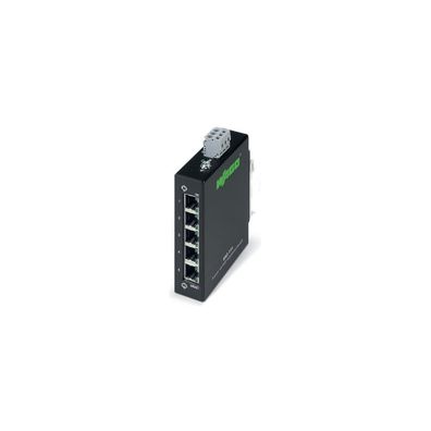 WAGO 852-111 Industrial ECO-Switch 5-Port, 100Base-TX, schwarz
