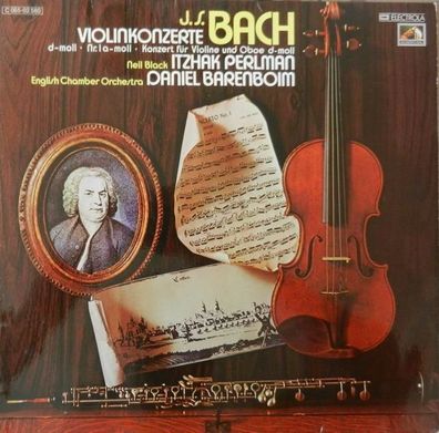 EMI Electrola 1C 065-02 580 - Violinkonzerte d-moll • Nr. 1 a-moll • Konzert