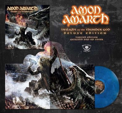 Amon Amarth: Twilight of the Thunder God (Limited Deluxe Edition) (Blue/ Black/ White