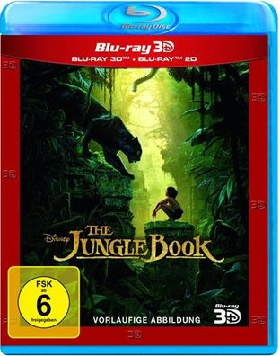 Jungle Book, The (BR) 3D/2D 2Disc Disney Min: 106/ DD5.1/ WS Realfilm-Adaption 2016 -