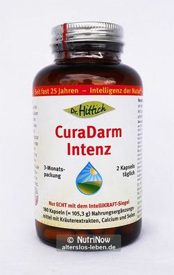Dr. Hittich CuraDarm Intenz, 1/2/4x 180 Kapseln, Cura Darm, 13 ayurvedische Kräuter