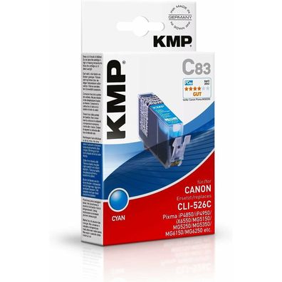 KMP C83 cyan Tintenpatrone ersetzt Canon CLI-526 C