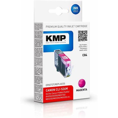 KMP C84 magenta Tintenpatrone ersetzt Canon CLI-526 M