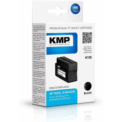 KMP H100 schwarz Tintenpatrone ersetzt HP 950XL (CN045AE)