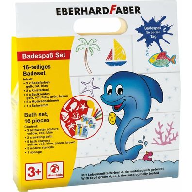Eberhard FABER Badespaß Box Bad-Buntstifte farbsortiert
