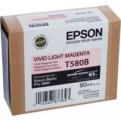 EPSON T580B vivid light magenta Tintenpatrone