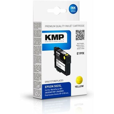 KMP E199X gelb Tintenpatrone ersetzt EPSON 502XL (T02W44)