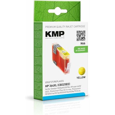 KMP H66 gelb Tintenpatrone ersetzt HP 364XL (CB325EE)