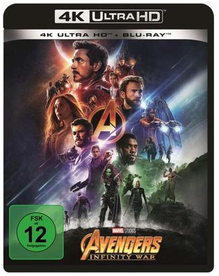 Avengers: Infinity War (UHD + BR) 2Disc Min: 149DD5.1WS 4K Ultra - Disney BGQ0161204