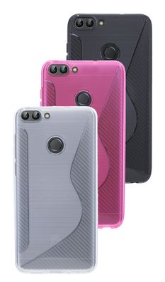 Handyhülle Huawei P smart Silikon Hülle Schutzhülle Case Cover Backcover...
