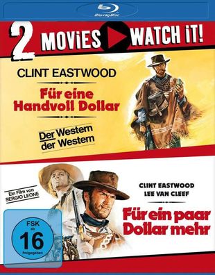 Für eine Handvoll Dollar / Für ein paar Dollar mehr (Blu-ray): - Universum Film ...