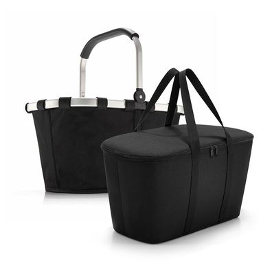 reisenthel Set aus carrybag BK + coolerbag UH BKUH, black, Unisex