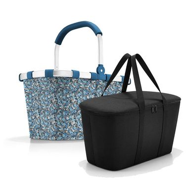 reisenthel Set aus carrybag BK + coolerbag UH BKUH, viola celeste + black, Unisex