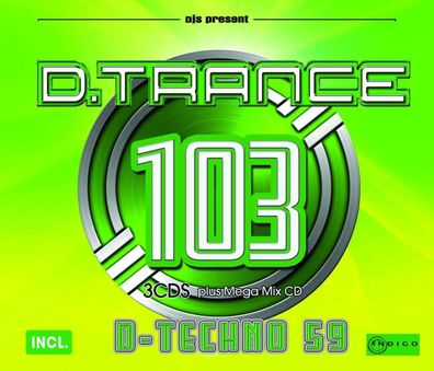 Various Artists: D. Trance 103 (incl. D-Techno 59) - - (CD / D)