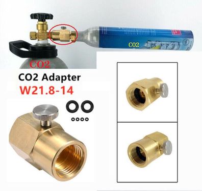 DE CO2 Adapter Zur Befuellung Von Sodastream Soda Club Wassersprudler W21.8-14Az