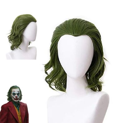 NEU Joker Arthur Fleck Joaquin Phoenix Cosplay Peruecke lockiges Haar