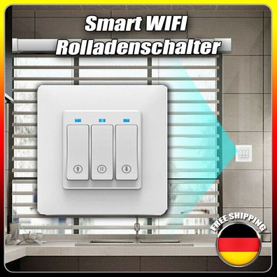 WLAN Smart Rolladen Zeitschaltuhr WiFi Rolladenschalter Vorhang Jalousieschalter