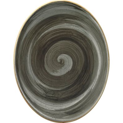 BONNA Aura Platte oval, space, Länge: 360 mm, Breite: 280 mm
