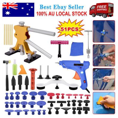 51X Car Body Glue Puller Tabs Pulling Paintless Dent Repair Removal PDR Tool Kit