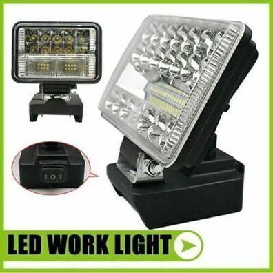 LED Strahler Handlampe Arbeitsleuchte Werkstattlampe 18V fur Makita Batterie DE