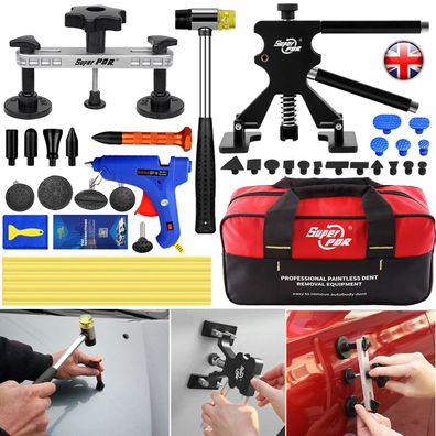 40X Car Body Glue Puller Tabs Pulling Paintless Dent Repair Removal PDR Tool Kit