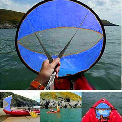 Uncotarily Kayak Wind Sail, 42'' Downwind Wind Paddle Instant-popup Kayak Sail,