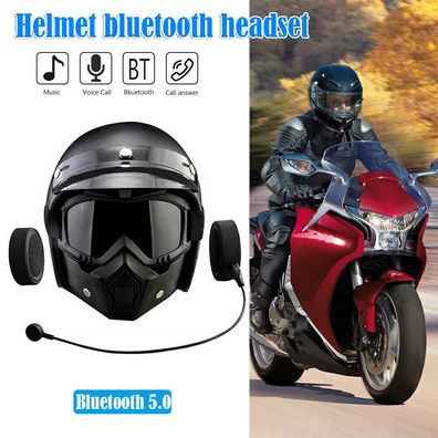 BT17 Bluetooth Motor Helm Headset Motorrad Helm Freisprech Kopfhörer Ein