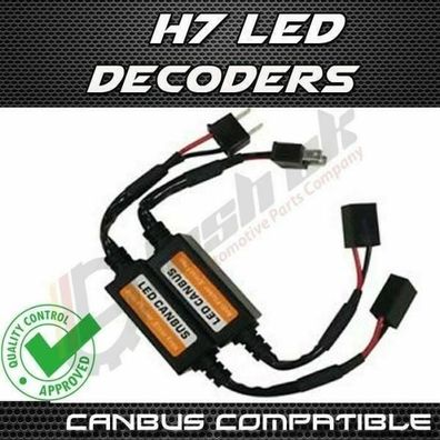 1 Pair H7 LED Headlight Canbus Decoders Error Free Anti Flicker Resistor