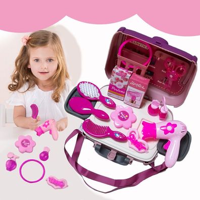 24Stueck Kinder Schminkset Spielzeug Prinzessin Friseur Set fur 3 Jährige Mädchen
