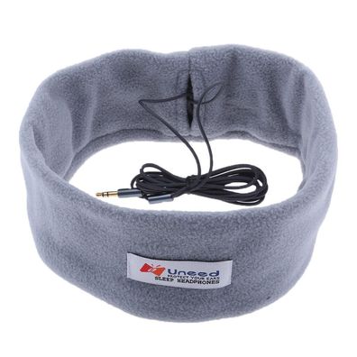 Weiche, waschbare, geräuschunterdrueckende, kabelgebundene Schlaf-Stirnband