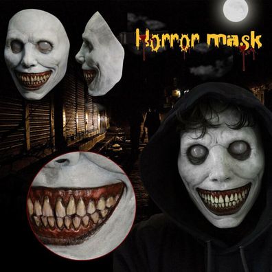 Grusel Maske - Halloween Horror Verkleidung Gesichtsmaske Cosplay Gruselig Maske