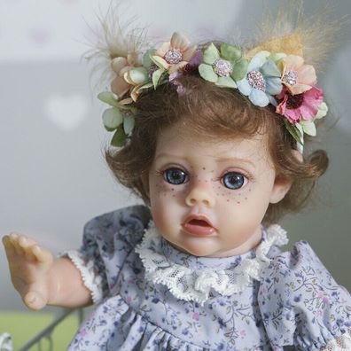 14in Reborn Baby Doll Soft Cloth Body Elf Collection Toy Kids Birthday Gift