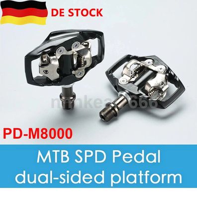 PD-M8000 SPD Fahrradpedale MTB Cycling Pedale Cleats DEselbstsichernd Pedal NEU