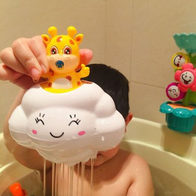 The Rainy Cloud Deer Bath Toy Baby Kids Water Spray Shower Water Bathroom Toy MD